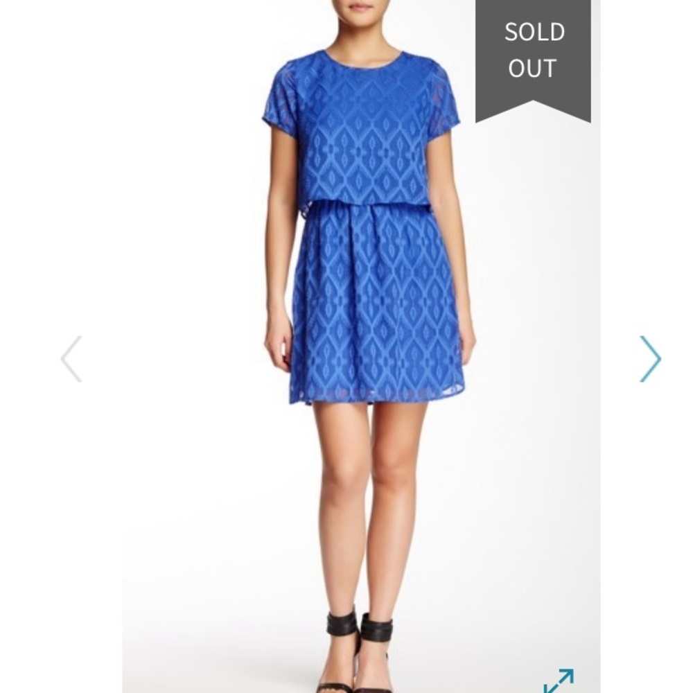 *2 for $30* Blue popover dress